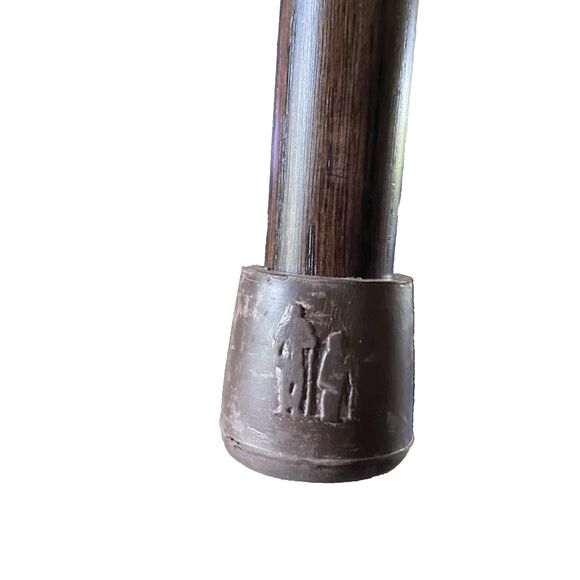 Asterom Walking Cane Skull Crown Handle 35in Oak Wood Ergonomic Handmade - Picture 12 of 15